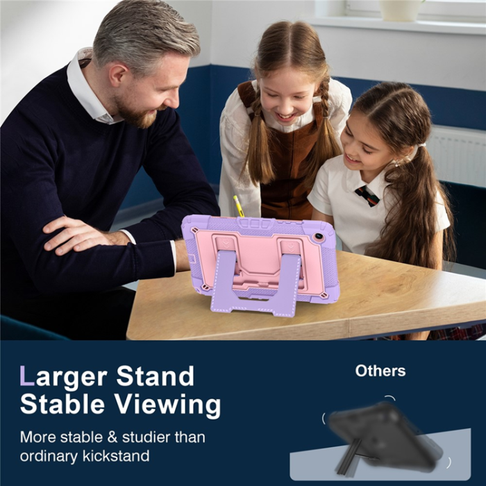 A-One Brand - Galaxy Tab A9 Plus Skal Kickstand Med Rem Anti Drop