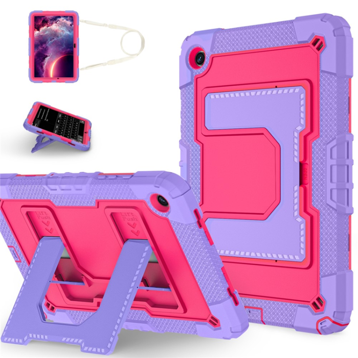 A-One Brand - Galaxy Tab A9 Plus Skal Kickstand Med Rem Anti Drop