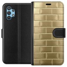 iSecrets - Pl&aring;nboksfodral till Samsung Galaxy A32 5G med Gyllene Murstenar