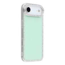 A-One Brand - iPhone Air Mobilskal Rhinestone Edge - Glitter Ljusgrön