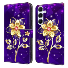 A-One Brand - Galaxy A17/A26 Plånboksfodral PU-läder Pattern Printing - Lila