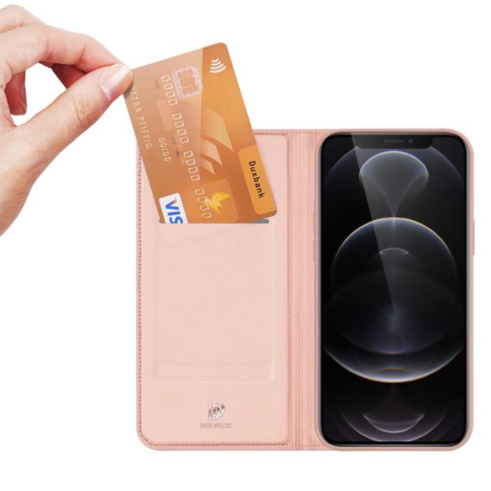 Dux Ducis - Dux Ducis Skin Series Plånboksfodral iPhone 13 Pro Max - RoseGold