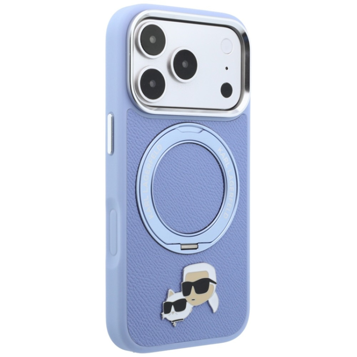 KARL LAGERFELD - Karl Lagerfeld Mobilskal För iPhone 18 Pro Magsafe Ringhållare 360