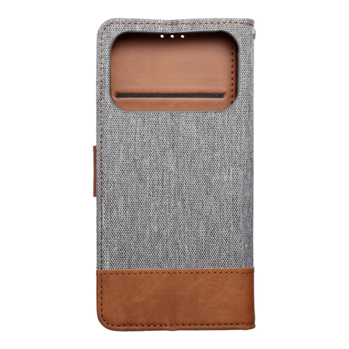 A-One Brand - iPhone 17 Pro Plånboksfodral Jeans - Grå