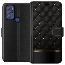 Gustaf - Pl&aring;nboksfodral till Motorola Moto G60S med Luxury Opulence