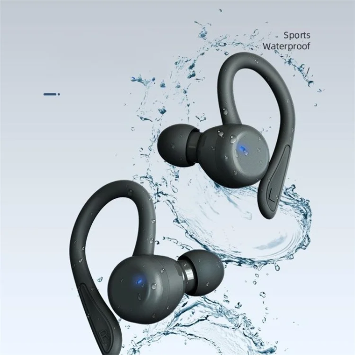 A-One Brand - Vattentäta Bluetooth In-Ear SportHörlurar IPX6 T40 - Blå