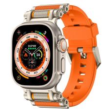 Boom of Sweden - Apple Watch Ultra (49mm) Armband Rotation Axis Silikon - Orange