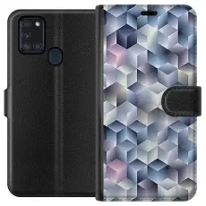 Gustaf - Pl&aring;nboksfodral till Samsung Galaxy A21s med Cyklon