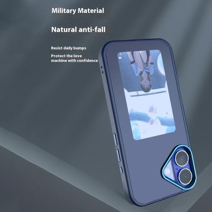 A-One Brand - iPhone 16 Plus Mobilskal E Ink 4-Color Display - Vit