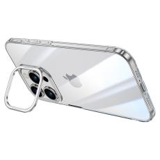 SULADA - SULADA Mobilskal till iPhone 13 Pro Max TPU+PC Med St&auml;ll Klart Silver