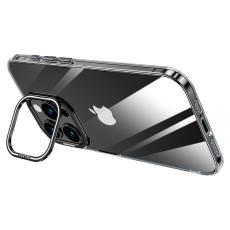 SULADA - SULADA Mobilskal till iPhone 13 Pro Max TPU+PC Med Stativ Klar Svart