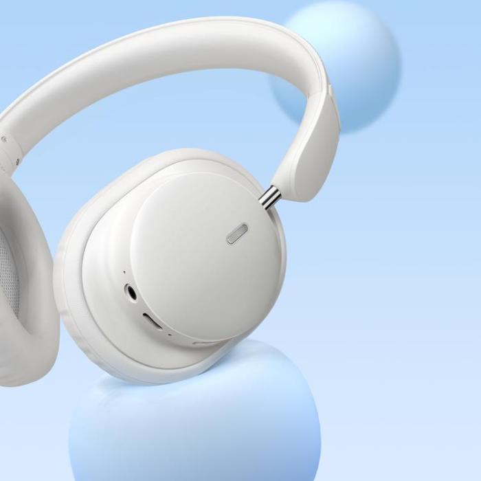 UTGATT - Baseus Bowie D03 Over-Ear Trådlösa Hörlurar - Vit