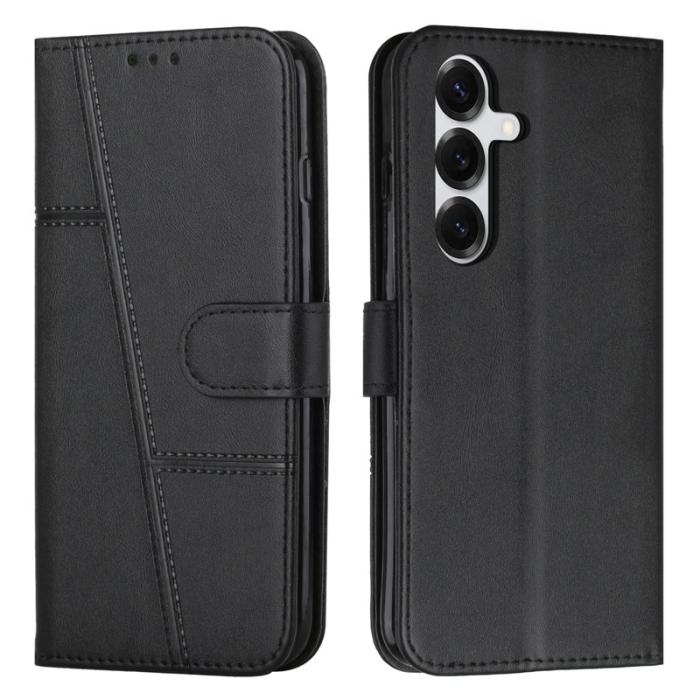 OEM - Plånboksfodral för Samsung Galaxy S26 Konstläder Ställ - Svart