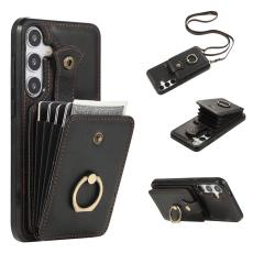 OEM - Mobilfodral f&ouml;r Samsung Galaxy S26 Plus Ringh&aring;llare Kickstand TPU - Svart