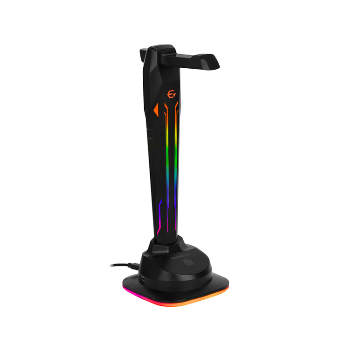 EGOGEAR - EGOGEAR Headsetställ SAC1 RGB Med 4xUSB-portar och Type-C 1m