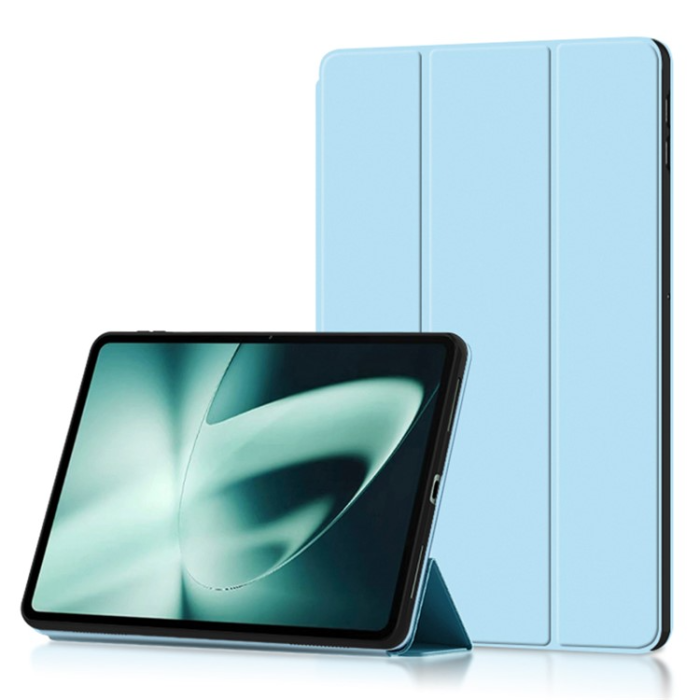 A-One Brand - OnePlus Pad Fodral Tri-Fold Stand Drop-Proof PU-Läder - Blå
