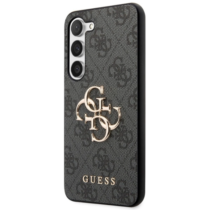 Guess - Guess Mobilskal till Galaxy A55 5G Big Metall Logo - Svart
