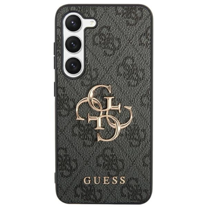 Guess - Guess Mobilskal till Galaxy A55 5G Big Metall Logo - Svart