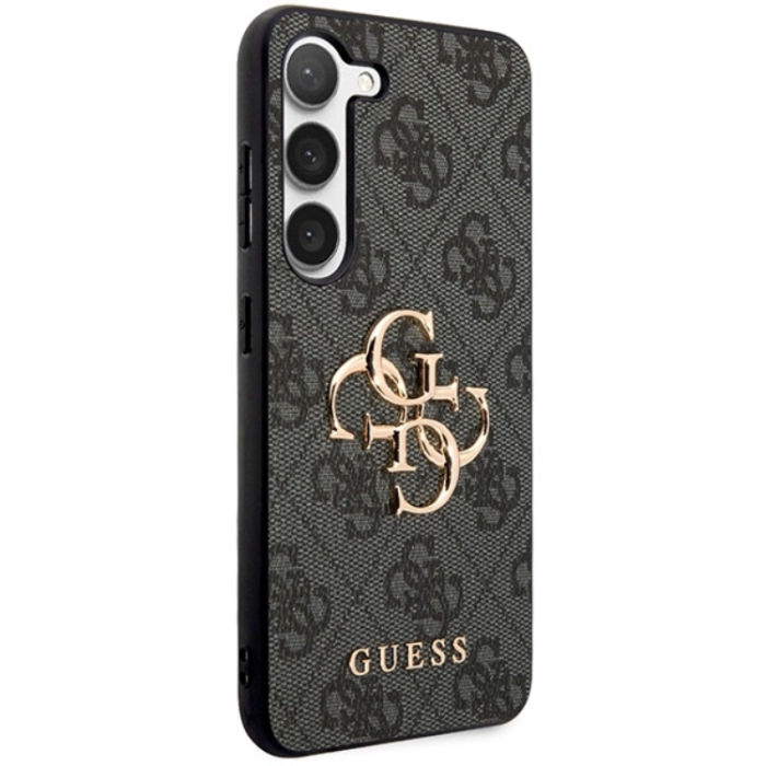 Guess - Guess Mobilskal till Galaxy A55 5G Big Metall Logo - Svart