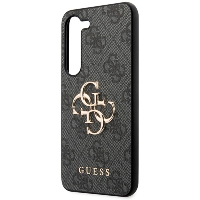 Guess - Guess Mobilskal till Galaxy A55 5G Big Metall Logo - Svart