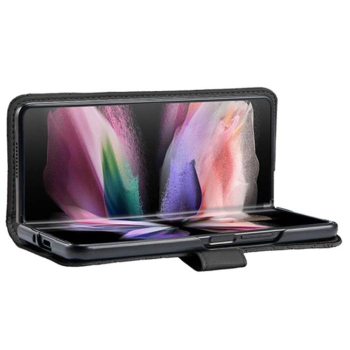 BINFEN COLOR - BINFEN COLOR Galaxy Z Fold 4 Plånboksfodral Rhombus - Vit