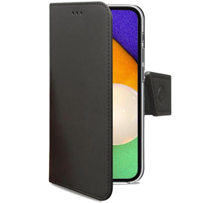 Celly - Celly Plånboksfodral Galaxy A03s - Svart