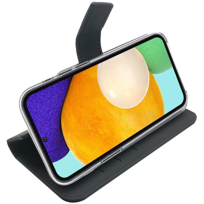 Celly - Celly Plånboksfodral Galaxy A03s - Svart