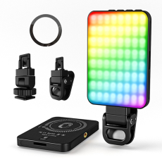 OEM - Magnetisk RGB-Fyllnadslampa Videokonferensbelysning för Mobil XJ77-RGB