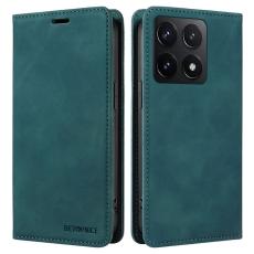 BETOPNICE - BETOPNICE 003 f&ouml;r Xiaomi 14T Pl&aring;nboksfodral i Konstl&auml;der - Gr&ouml;n