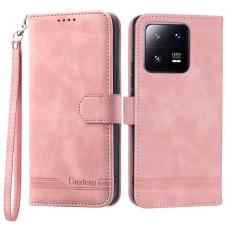 DIERFENG - DIERFENG DF-03 Pl&aring;nboksfodral f&ouml;r Xiaomi 13 Pro 5G - Konstl&auml;der - Rosa