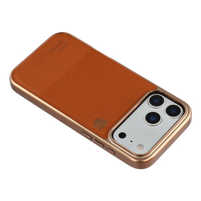KIGC - KIGC iPhone 17 Pro Max Mobilskal Electroplating PC + TPU + PU