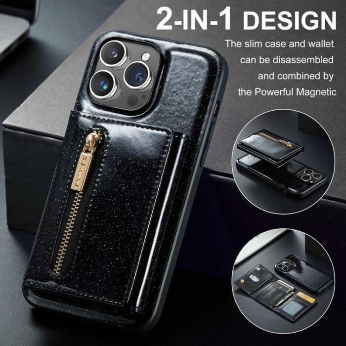 DG.MING - DG.MING M3 Series Mobilskal till iPhone 13 Pro 2-i-1 Svart
