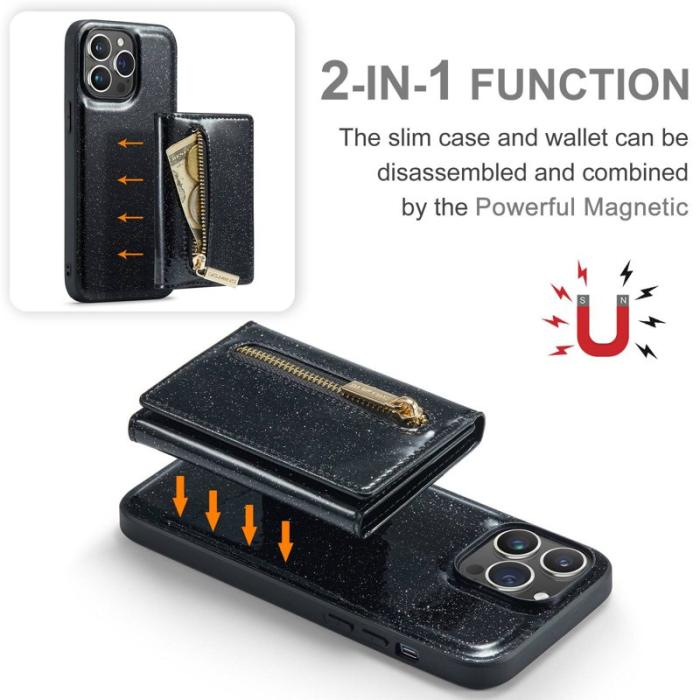 DG.MING - DG.MING M3 Series Mobilskal till iPhone 13 Pro 2-i-1 Svart