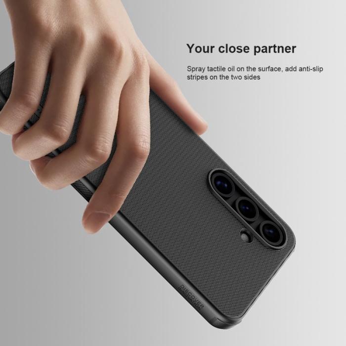Nillkin - NILLKIN Super Frosted Shield Pro Mobilskal till Samsung Galaxy S24 FE - Svart