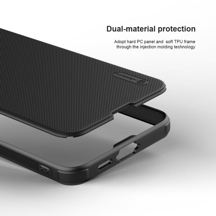 Nillkin - NILLKIN Super Frosted Shield Pro Mobilskal till Samsung Galaxy S24 FE - Svart