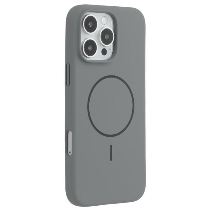 X-Level - X-LEVEL Mobilskal till iPhone 16 Pro MagSafe Flytande Silikon Svart