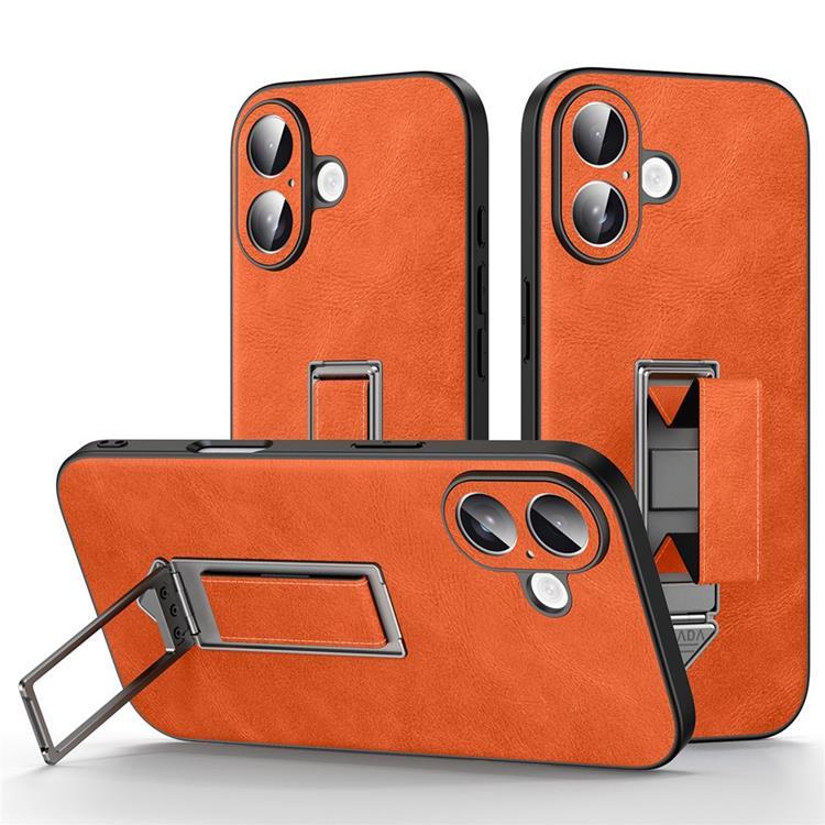 SULADA Mobilskal till iPhone 17 Kickstand med Fingerrem - Orange (Orange) | 2353 | AlltMobil