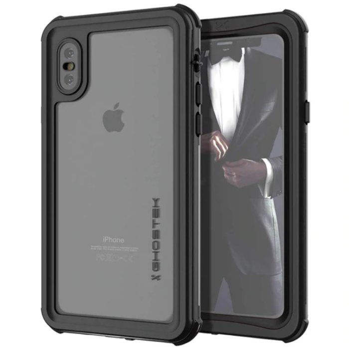 UTGATT5 - Ghostek Nautical Vattentät Skal iPhone X/XS - Svart