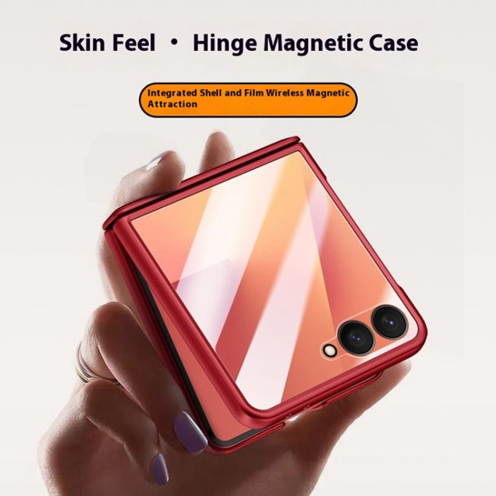 A-One Brand - Galaxy Z Flip 7 Mobilskal Hard PC Hinge Protection - Grön