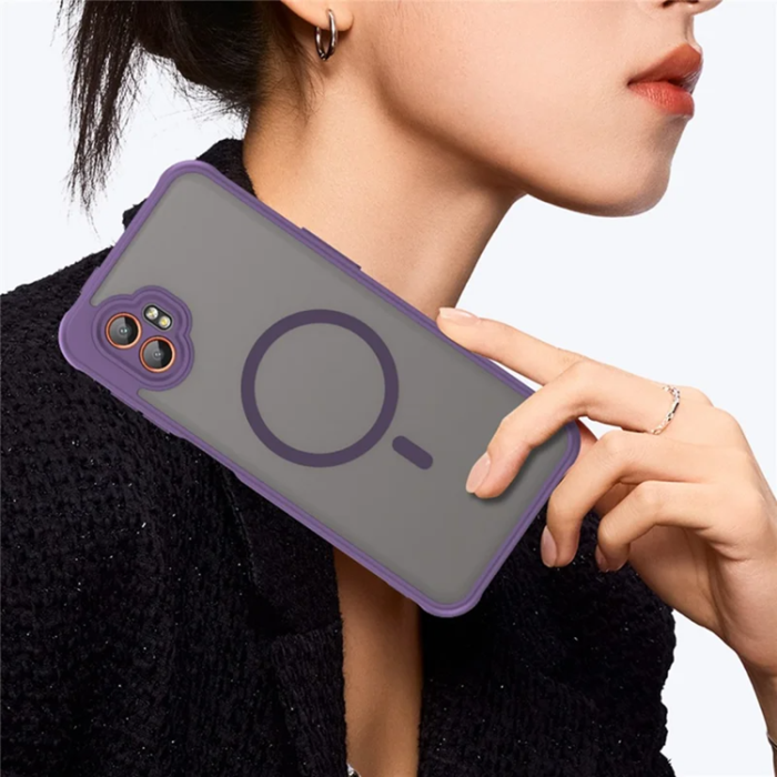 A-One Brand - Galaxy XCover 7 Pro Mobilskal MagSafe Anti-Drop - Lila