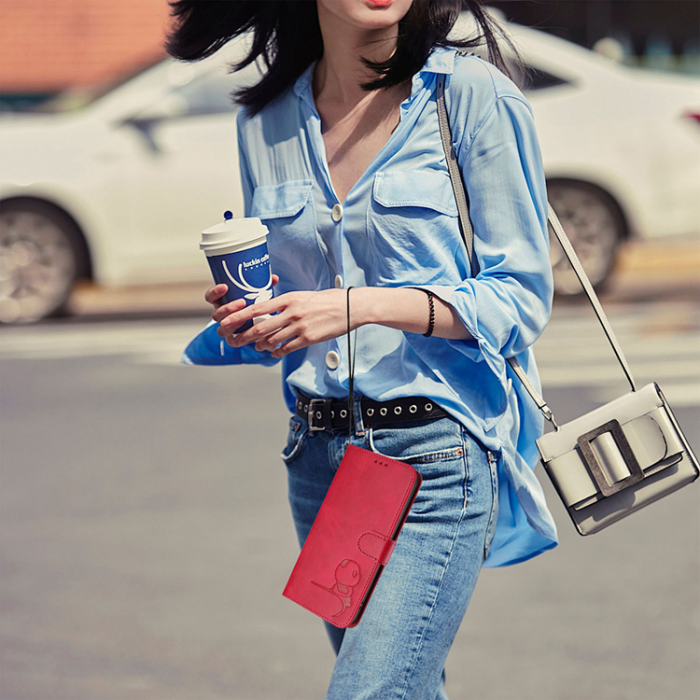 A-One Brand - OnePlus 15 Konstläder Plånboksfodral Panda Imprint RFID-Skydd