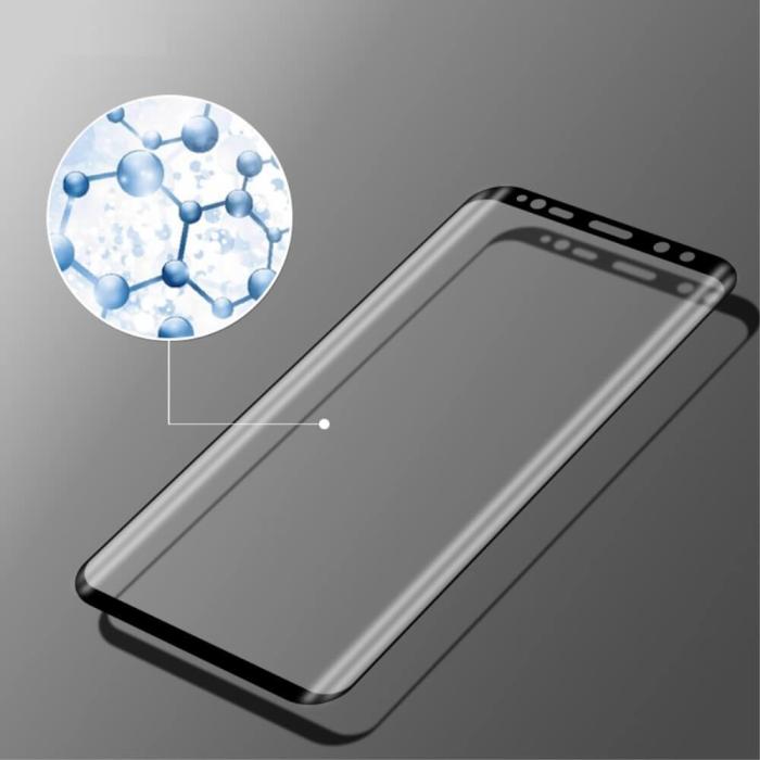 A-One Brand - Curved Härdat Glas Skärmskydd till Samsung Galaxy S9 - Svart
