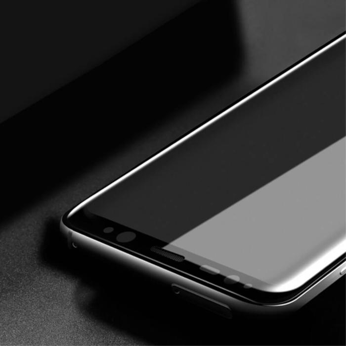 A-One Brand - Curved Härdat Glas Skärmskydd till Samsung Galaxy S9 - Svart