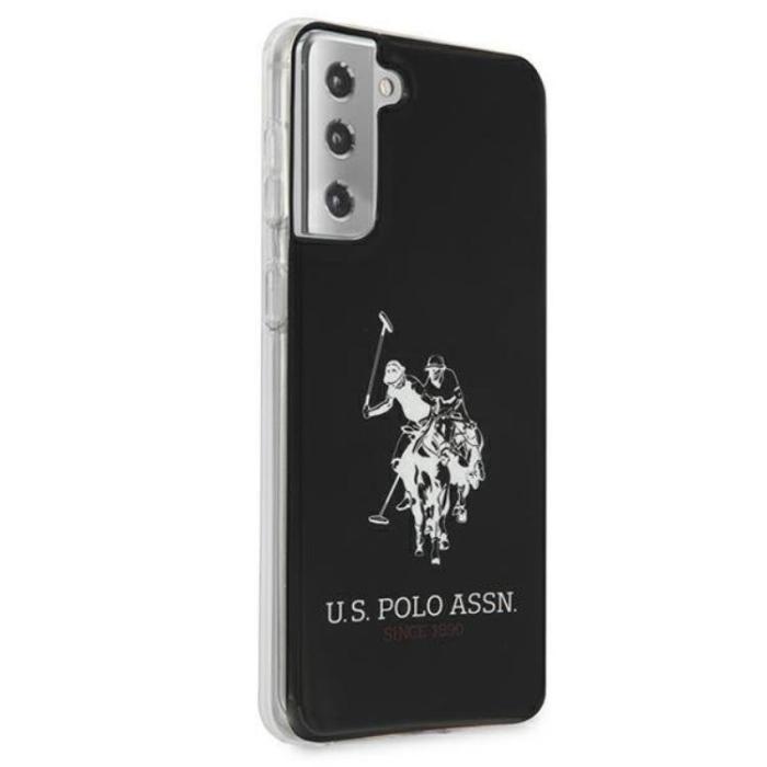 US Polo - US Polo Shiny Big Logo Skal Galaxy S21 - Svart
