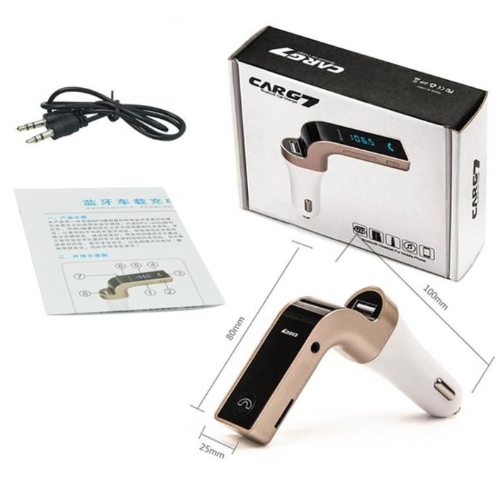 OEM - Bil Bluetooth MP3-Spelare FM-Sändare USB-Billaddare G7