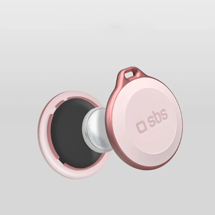 SBS - SBS Find My Anti Loss Locator Vattentät IP65 Track My Circle - Rosa