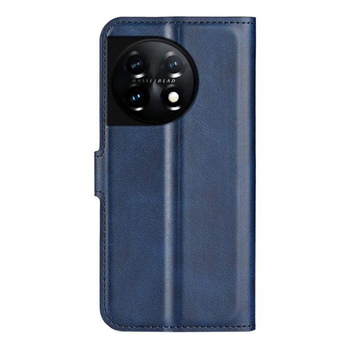 OEM - OnePlus 11 5G Plånboksfodral Calf Texture Flip - Blå