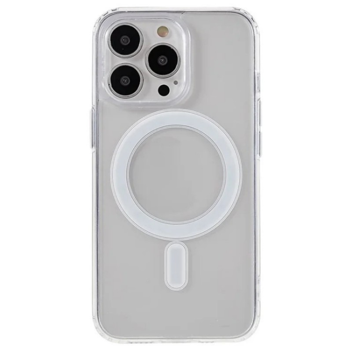 WANLONFENG - WANLONFENG iPhone 15 Pro Max Mobilskal MagSafe + [2-Pack] Härdat glas