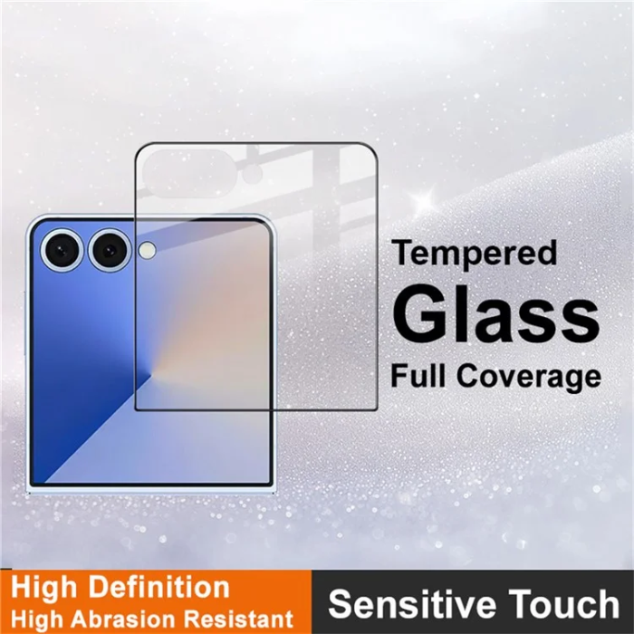 Imak - IMAK Galaxy Z Flip 7 Härdat Glas Skärmskydd Bak - Clear