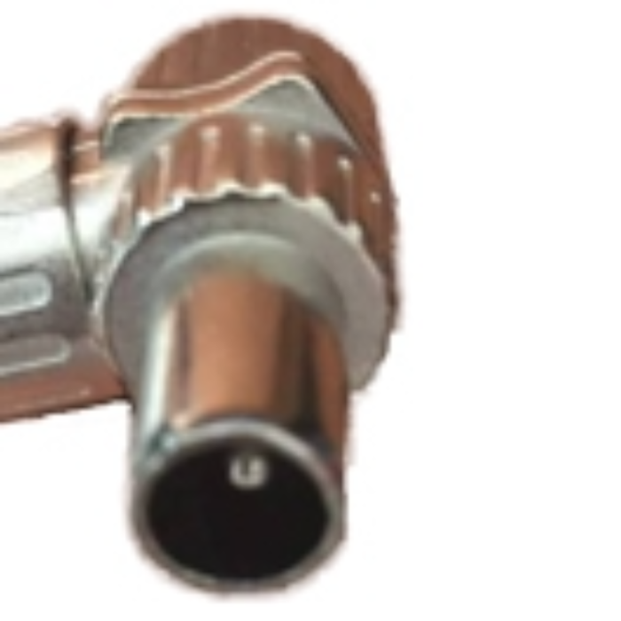 UTGATT1 - Vivanco Antenn Adapter Hane Vinklad Metall